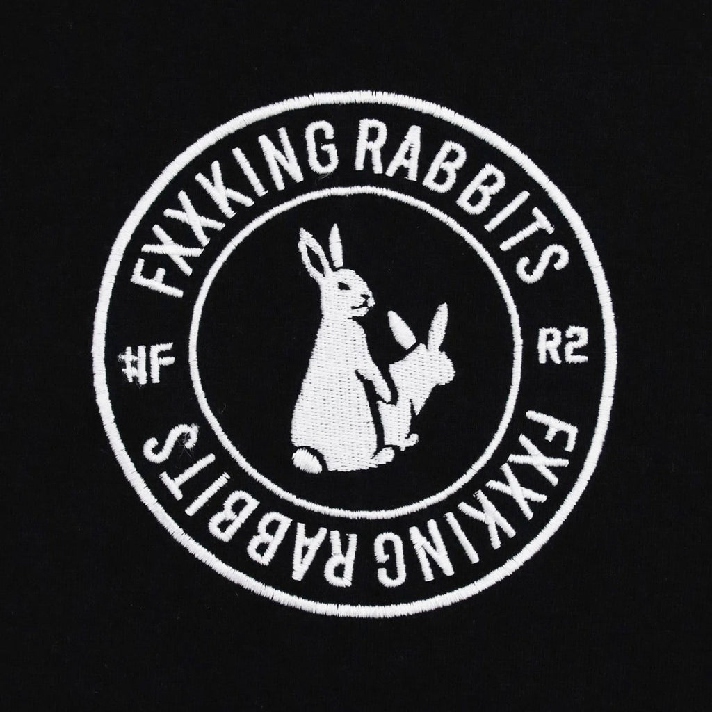 Embroidery Circle Logo Black T-shirt